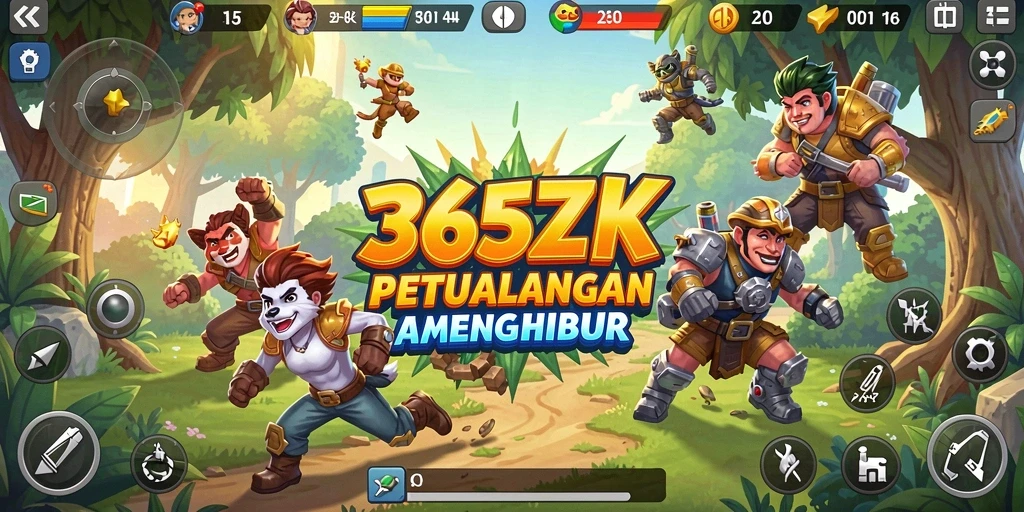 Tampilan gameplay 365ZK yang menarik dan penuh tantangan di setiap level.