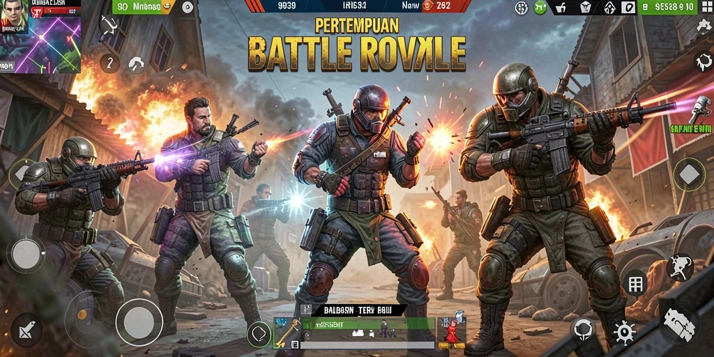 Gambaran menegangkan dari gameplay Battle Royale di 9939.