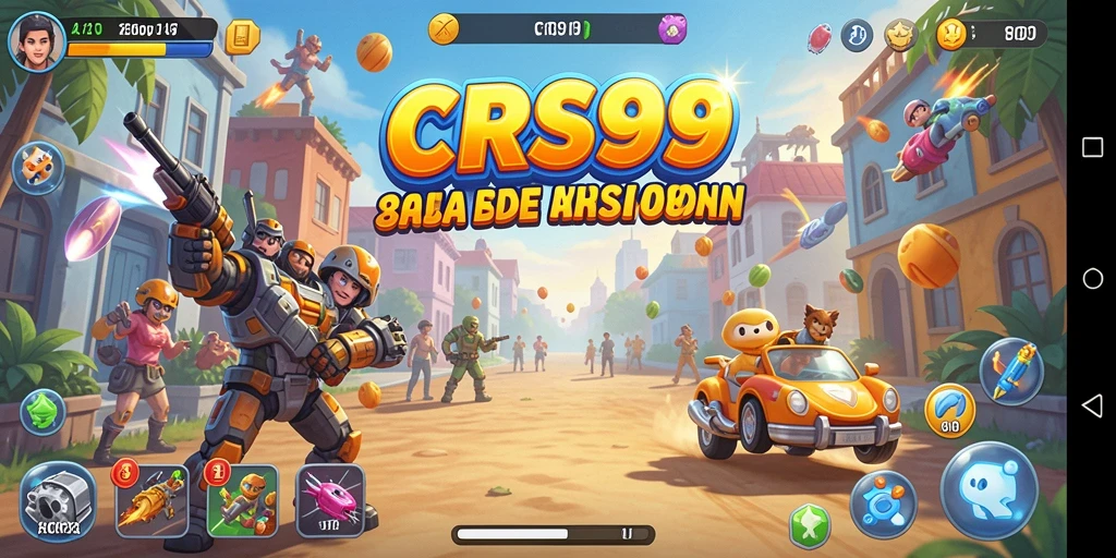 Tampilan gameplay seru dan penuh warna dari CRS99.