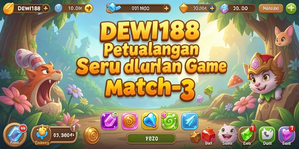 Tampilan permainan DEWI188 yang memukau dan penuh warna.