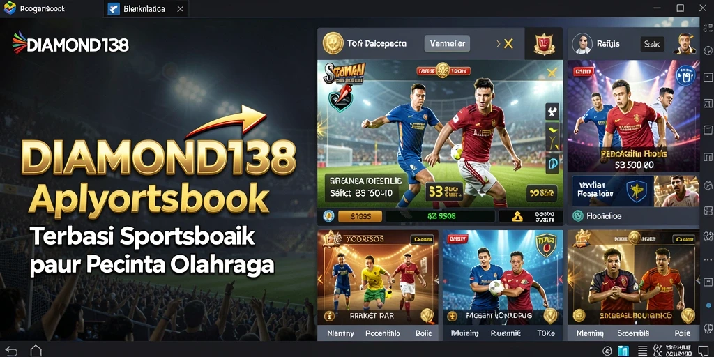 Tampilan gameplay Sportsbook DIAMOND138 yang menarik dan interaktif.