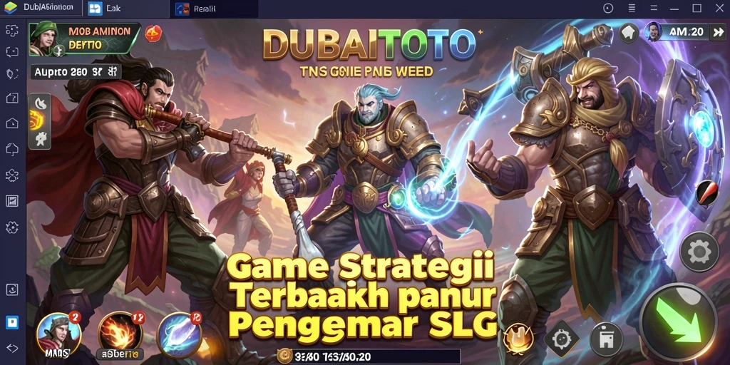 Gameplay mendebarkan yang mencerminkan strategi SLG.