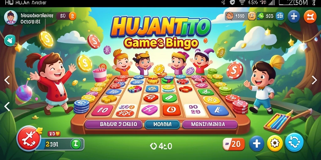 Tampilan gameplay HUJANTOTO yang seru dan menarik.