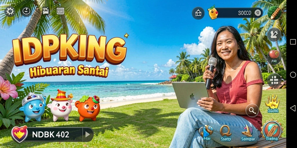 Tangkapan layar menunjukkan gameplay santai dan menarik dari IDPKING.