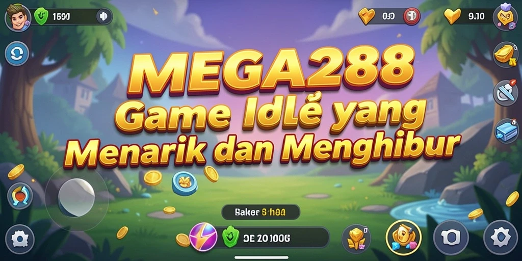 Screenshot utama MEGA288 menampilkan gameplay Idle yang menarik dan interaktif.