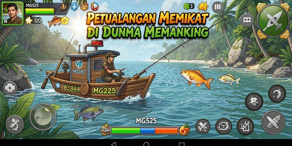 Tangkapan ikan yang sangat memuaskan dalam MG525.