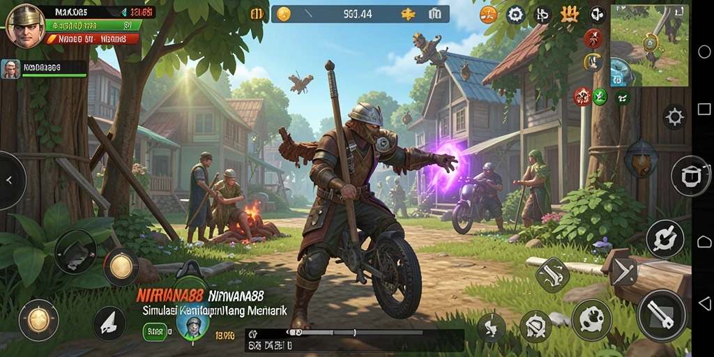 Tampilan gameplay yang menarik dan penuh warna dari NIRWANA88.