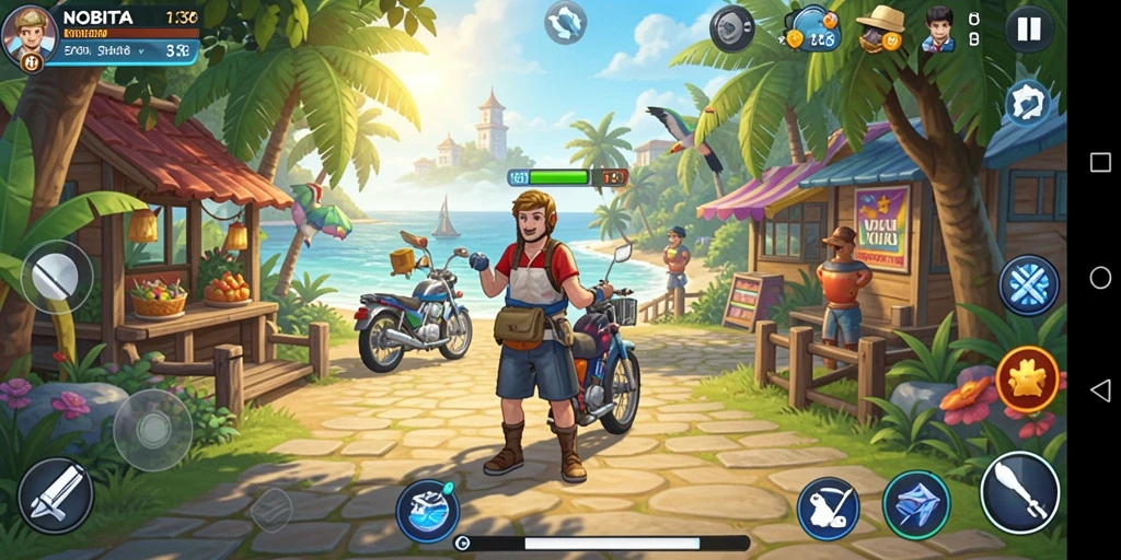 Screenshot gameplay <strong>NOBITA138</strong> yang menggambarkan keseruan mini game.