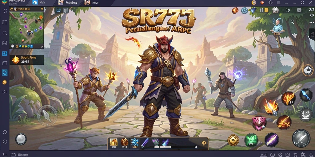 Tampilan gameplay menegangkan dan grafis indah dari SR777.