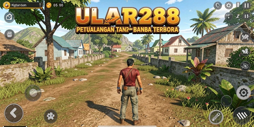 Tampilan gameplay ULAR288 yang menakjubkan di dunia terbuka.